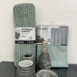 Mint Green 6 in 1 Bathroom Set