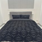 Black Rugged Microfiber Duvet Cover Set